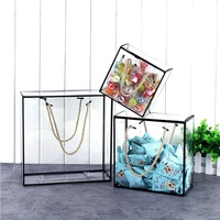 Boîtes cadeaux transparentes en PVC portables pour biscuits et bonbons, boîte d'emballage transparente avec poignée