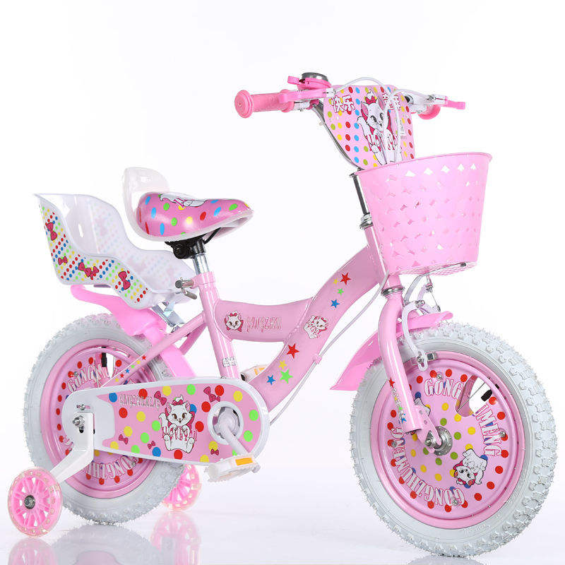 Bicycle Seat RULLY Daisy Kids Bike For Girls Ages 2-7 Years, 12 14