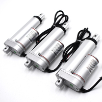 Actionneur linéaire micro-électrique 12V 24V 1000N 220lbs à moteur CC pour tracker solaire, porte, fenêtre, mobilier