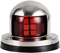 Feux de navigation LED marins 12V 4W rouge et vert pour bateaux, ampoules de signalisation pour voiliers, feux de proépilote