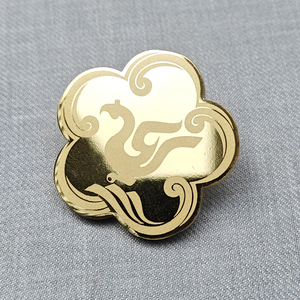 Op maat gemaakte roestvrijstalen naamplaatjes, laser gegraveerd, UV 24K goud elektrolytisch verguld, premium gouden metalen badge voor mode. - Product Image 1