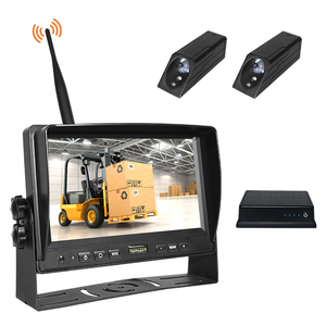 Không dây năng lượng mặt trời Powered không dây phía sau xem máy ảnh cho xe tải xe buýt xe nâng máy kéo thiết bị xây dựng hệ thống an toàn xe - Product Image 2