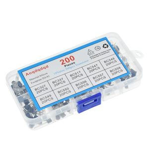 1 hộp 200PCS = 10 giá trị * 20pcs Transistor Kit assort Bộ bc327/bc337/bc517/bc547/bc548/bc549/bc550 bc556/bc557/bc558 Diode gói - Product Image 3