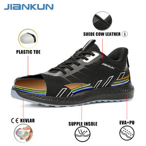 Zapatos de Seguridad JIANKUN, Estilo Deportivo, Tejido de Punto, Aislamiento 6KV, Antideslizantes, EVA+PU, Anti-Impactos/Pinchazos, Puntera de Plástico - Product Image 3