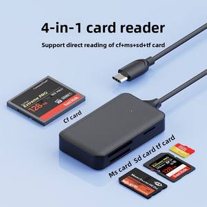 Nouveau multifonctionnel USB 3.0 Type C 4 en 1 <span class=keywords><strong>SD</strong></span> TF CF MS <span class=keywords><strong>adaptateur</strong></span> de <span class=keywords><strong>carte</strong></span> <span class=keywords><strong>Flash</strong></span> <span class=keywords><strong>Compact</strong></span> pour ordinateur portable 5Gbps mémoire lecteur de <span class=keywords><strong>carte</strong></span> à puce - Product Image 2