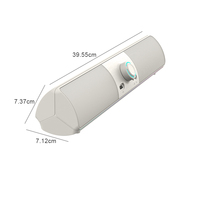 Haut-parleurs d'ordinateur de jeu à lumière RVB sans fil Microphone alimenté par USB 4 niveaux de basse Audio bidirectionnel réglable EQ Desktop AIO