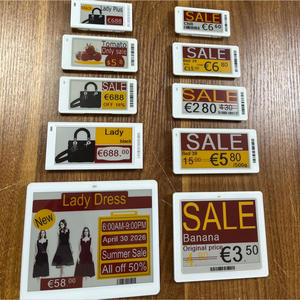 Étiquettes électroniques, étiquettes de prix numériques, étiquettes de prix ESL, écran d'affichage EPD E Ink, étiquettes électroniques, étiquettes de rayon électroniques - Product Image 1