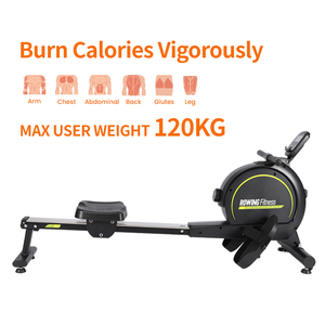 Commercial Magnetic <b>Rowing</b> <b>Machine</b> With LCD Monitor, 16 Levels Resistance, Bluetooth, Aluminum Rail, 120KG Capacity 320 <b>Rowing</b> M - Product Image 3