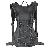 Vessie d'hydratation 2L TPU pour hommes et femmes Sac à dos tactique MOLLE pour randonnée, cyclisme, course à pied, escalade