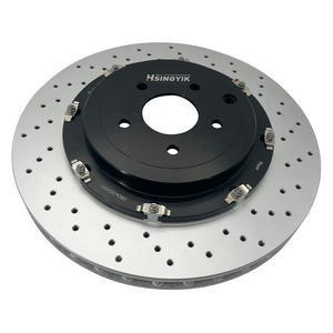 Un nouveau frein de voiture pour Nissan GTR GT-R R35, disques de frein arrière rainurés en deux parties, paire de 380 mm, 2009 - Product Image 3