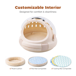 Space Capsule <strong>Cat</strong> <strong>Bed</strong> <strong>Cat</strong> House All Seasons Large Transparent Capsule Indoor <strong>Cat</strong> House Sleeping <strong>Bed</strong> Kitten Nest With Cushion - Product Image 4
