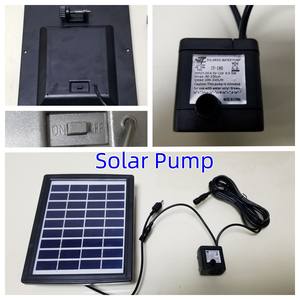 Fuente de agua de poliresina para decoración de jardín, figura geométrica hecha a mano alimentada por energía solar, gran oferta - Product Image 5