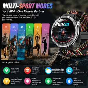 SENBONO YD820 <span class=keywords><strong>Smartwatch</strong></span> Outdoor <span class=keywords><strong>con</strong></span> Batteria da 500mAh, Modalità Sportive Multiple, Bussola, Impermeabile IP68, GPS, Orologio Intelligente per Uomo - Product Image 5
