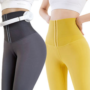 Taille haute Yoga Sauna pantalon femmes Fitness <span class=keywords><strong>perdre</strong></span> <span class=keywords><strong>du</strong></span> <span class=keywords><strong>poids</strong></span> ventre contrôle bout à bout Fitness taille formateur Corset Leggings - Product Image 3