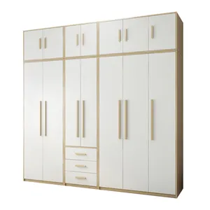 Высококачественная мебель для дома, шкаф для хранения из МДФ, настенный шкаф под заказ, деревянный белый шкаф