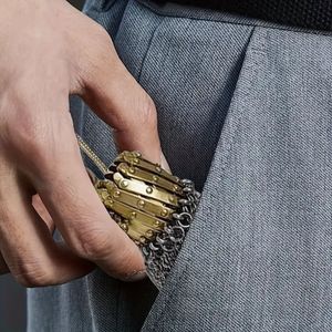 NUEVO Monedero de Monedas Inglés Hecho a Mano de Alta Gama de los Años 20, Colección Retro, Monedero de Acero Inoxidable Medieval Antiguo, Regalos - Product Image 6