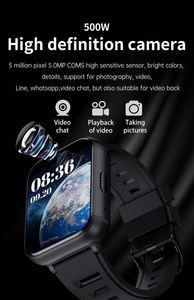 Q668 Smart Watch New WIFI GPS Wireless Projection Dual 400*464 Resolution <b>Cameras</b> 4+64G Custom Face Compass for Android 9 IP67 - Product Image 6