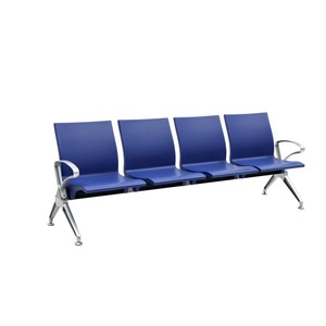Sillas de espera Jianyi de 3 plazas de aleación de aluminio con pasamanos para hospitales, parques y escuelas al aire libre - Product Image 5