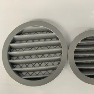 Ventilation aluminum anodized return air door grille louver for fresh air system