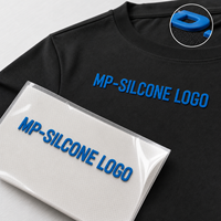 Étiquette de transfert thermique en silicone mat 3D sur mesure, logo de marque, patch pour vêtements, badge en caoutchouc professionnel, OEM