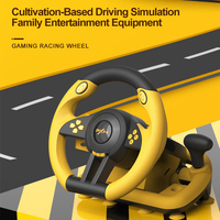 Volant de course de jeu de haute qualité V3 Pro à double vibration avec levier de vitesses et pédales