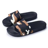 Thiết Kế Bãi Biển Đen Slides Sandals, Mô Hình Mới Dép Cho Nam Giới, Nhà Dép Nam Slides Giày Dép