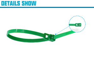 สายรัดเคเบิลไนลอนคุณภาพสูง BCT103 กันน้ำ ล็อคอัตโนมัติ ขายดีจากโรงงานโดยตรง - Product Image 2