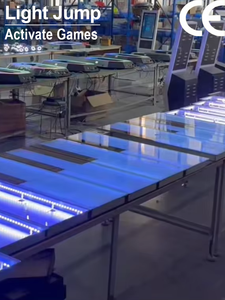 Tastiera a Forma di Tasti di Pianoforte Esagonali per Illuminazione da Discoteca, Eventi e Pista da Ballo 100X30X6CM, Piastrella LED Interattiva per Esterni IP68 - Product Image 3