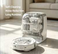 Aspirateur robot intelligent DJI ROMO P2 avec franchissement de seuil de 8,5 cm, aspiration de 36000 Pa, navigation LDS, serpillière à eau chaude automatique pour maison et villa