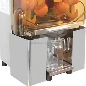 Exprimidor de jugo de máquina exprimidora de naranja y cítricos comercial eficiente de mesa