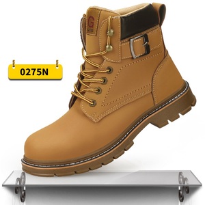 أحذية أمان رجالية جديدة عابرة للحدود، مقاومة للصدمات والثقب والانزلاق، بمقدمة فولاذية، مقاومة للماء، مصنوعة من الألياف الدقيقة - Product Image 6