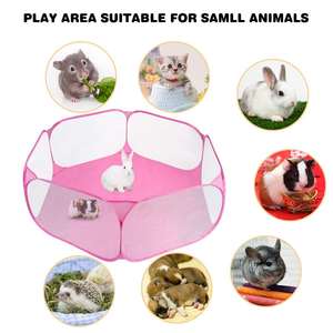 Corralito plegable portátil de lujo personalizado <span class=keywords><strong>para</strong></span> mascotas, valla de ejercicio interior y exterior <span class=keywords><strong>para</strong></span> hámster, erizo, animales pequeños - Product Image 5