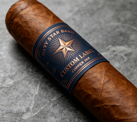 Label Perekat Tahan Air dan Minyak untuk Cigar, Cetak Personal, Pola Gambar Garis