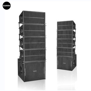 Système de sonorisation professionnel Q1 Dual 10 pouces 2 voies passif, système de haut-parleurs en ligne amplifiés - Product Image 1