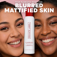 Brume Matifiante pour le Visage – Fixateur de Maquillage – Spray de Retouche Instantanée – Contrôle du Brillance pour Peaux Grasses Sans Résidus Blancs – OEM ODM