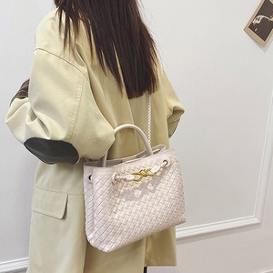 Женские сумки через плечо, большие рабочие сумки, модные Тканые Сумки из искусственной кожи, роскошные модные сумки - Product Image 5