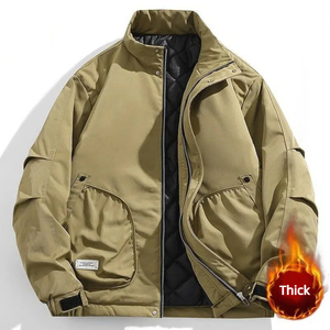 Chaqueta acolchada de poliéster personalizada para hombre, estilo americano, piloto, talla grande, gruesa, cálida, de béisbol, Primavera, Otoño e Invierno - Product Image 5