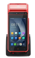 Terminal POS Portátil Inteligente JJPOS de Fábrica, 5.5 Pulgadas, 4G, Escáner 2D + NFC, Sistema Operativo Android, CPU de Cuatro Núcleos, Impresora Térmica JJ-9100