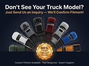 XINYI HardTop - Cubierta <span class=keywords><strong>de</strong></span> Aluminio para Camioneta 4x4, Compatible con Ford F150 F-150, Toyota Tacoma, Ram 1500 <span class=keywords><strong>de</strong></span> 5.5 y 6.5 Pies, Tipo Camper Shell - Product Image 5