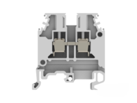 Bornier à vis pour rail DIN 4 Mm² 6 Mm² avec contacts en alliage de cuivre 50A Max Feed Through Spring Clamp pour usage industriel