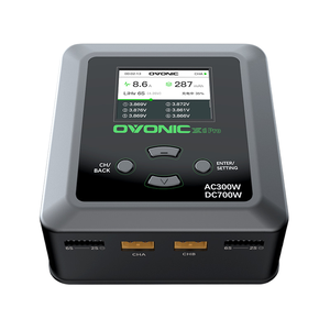 Ovonic X1 Pro 700W 16A Dual Channel LiPo Battery Balance Charger AC/DC Fast Charger for FPV <b>Drone</b> RC Airplane Car - Product Image 1