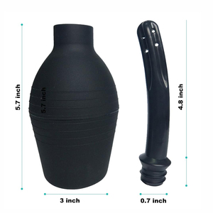 Bulbo de Ducha Vaginal/Anal o Enema, Juguetes Sexuales, <span class=keywords><strong>Irrigador</strong></span> <span class=keywords><strong>Rectal</strong></span>, Enema, Bulbos de Ducha Anal de Silicona - Product Image 5