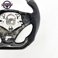 Volant de voiture sport en cuir et fibre de carbone véritable pour BMW E90 E92 E93 pour BMW E87 2004/2008