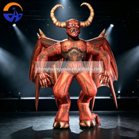 Décoration d'Halloween 2026 Chenghuang : Monstre gonflable Démon Taureau