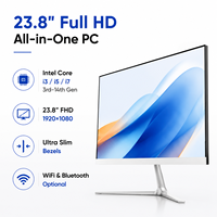 PC Todo en Uno de 24 Pulgadas, Intel Core I3/i5/i7, Doble Núcleo, SSD, Pantalla IPS, Kiosco POS Comercial, Oficina, OEM/ODM