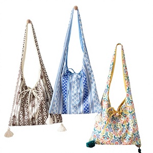 Borsa a Tracolla da Donna Stile Etnico Yunnan 2026 Xinjiang <span class=keywords><strong>Ipek</strong></span> Open con Tracolla Singola in Poliestere e Fodera in Tela con Cerniera - Product Image 1