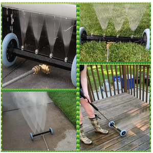 Kit de equipo de detalle de coche dual 13 pulgadas 4 boquillas tren de aterrizaje de presión limpiador de chasis de coche para la parte inferior del coche y lavado de suelos - Product Image 6