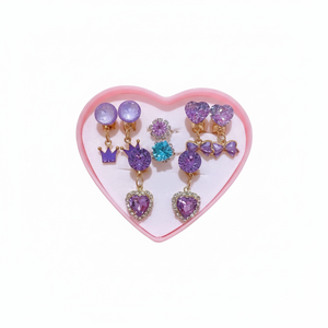 Vendita calda Trending Vintage ragazze moda Huggie orecchini fiore di cristallo perla di fiocco all'ingrosso - Product Image 2