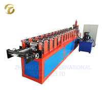 Machine de formage de rouleaux pour porte de garage en acier coloré ZhongChao 380V avec un niveau de sécurité élevé