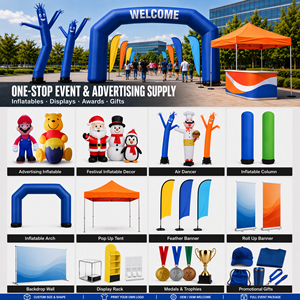 Carpa Inflable Personalizada Tipo Arco, Carpa Domo Impermeable de PVC Oxford, Carpa Túnel Cúbica para Eventos, Fiestas y Publicidad con LOGO - Product Image 3